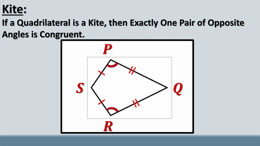 kite if a quadrilateral is a kite then exactly