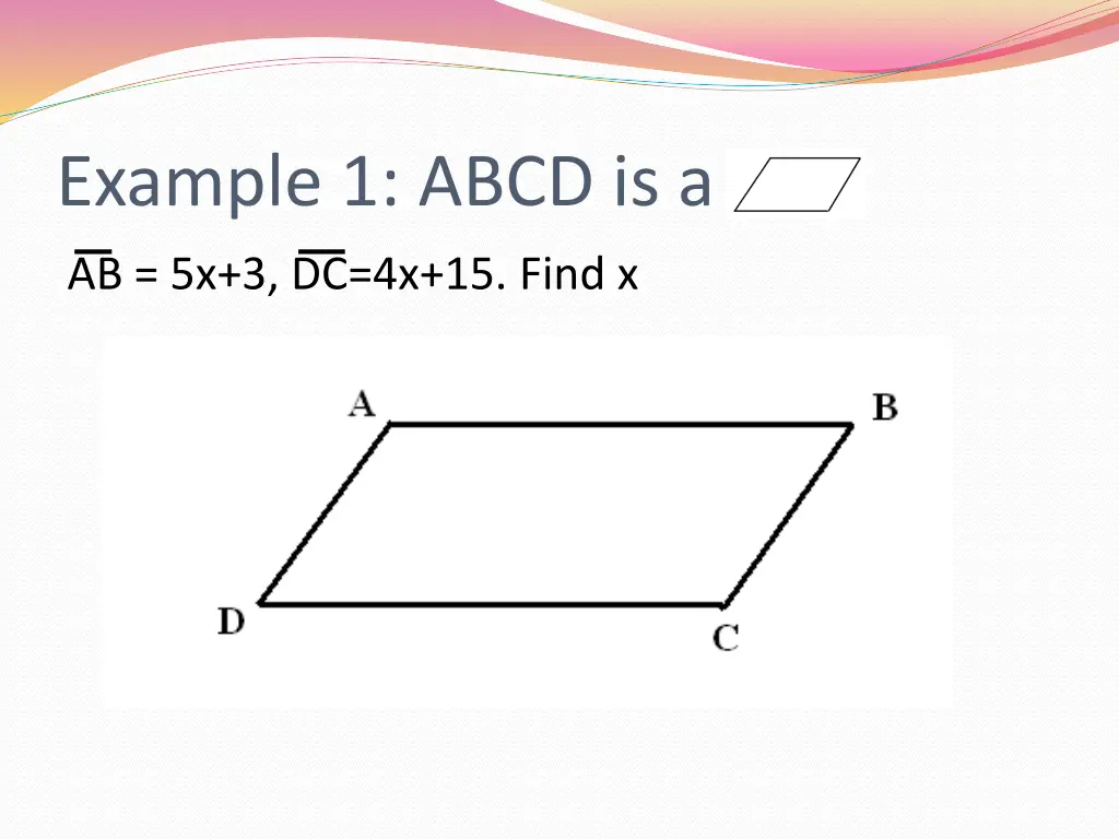 example 1 abcd is a