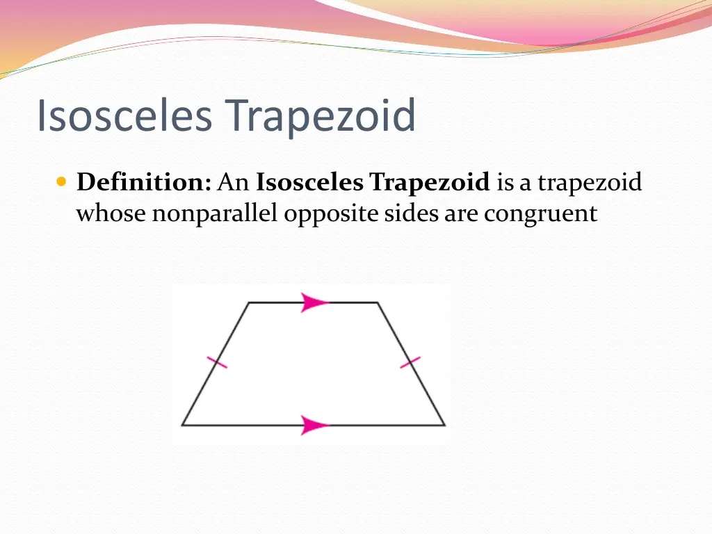 isosceles trapezoid