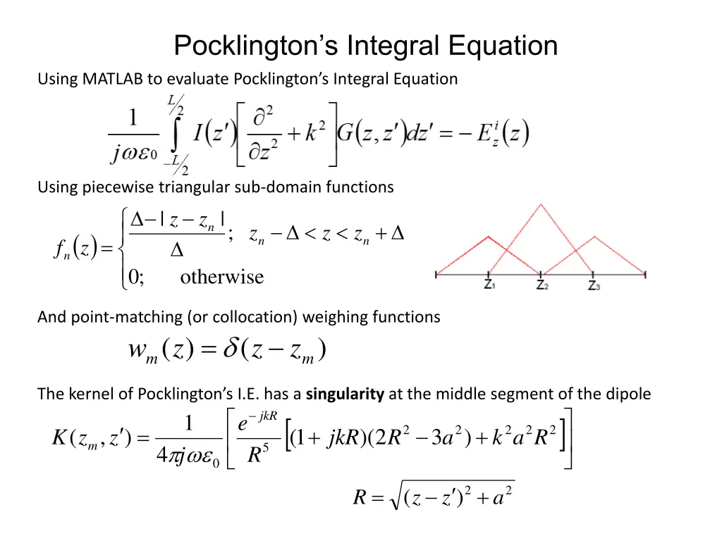 pocklington s integral equation