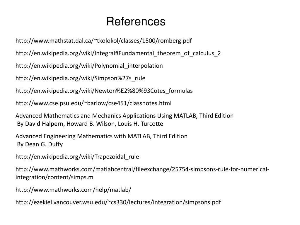 references