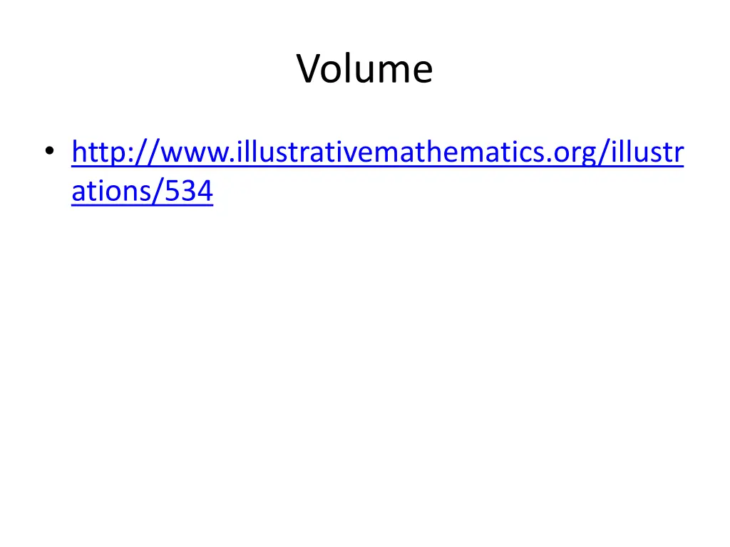 volume