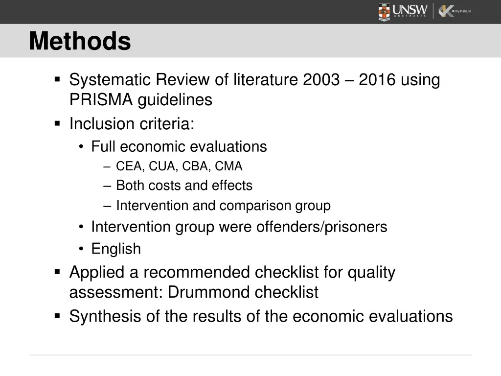 methods