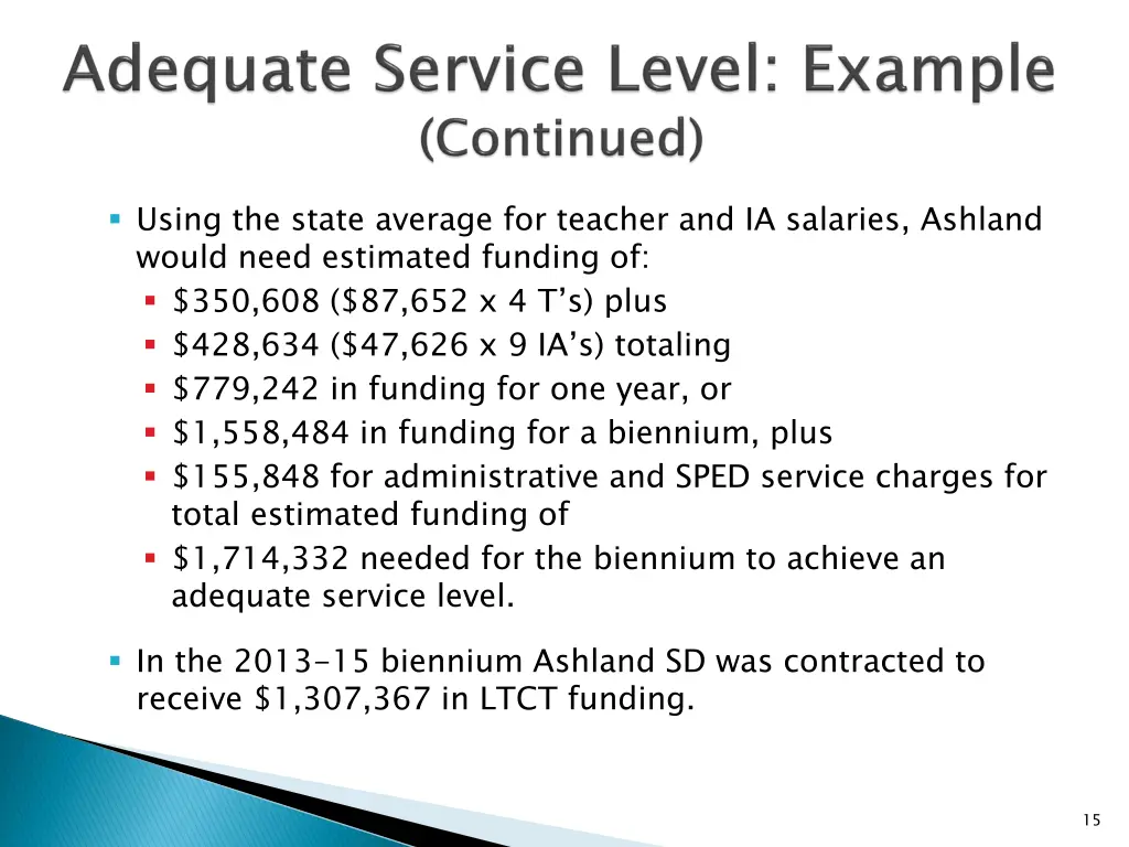 using the state average for teacher