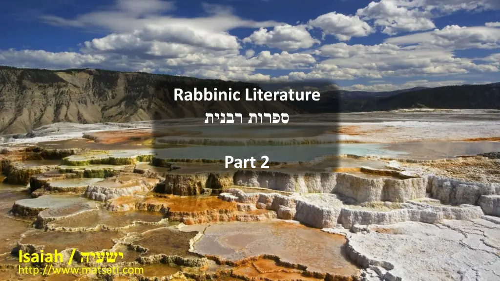 rabbinic literature
