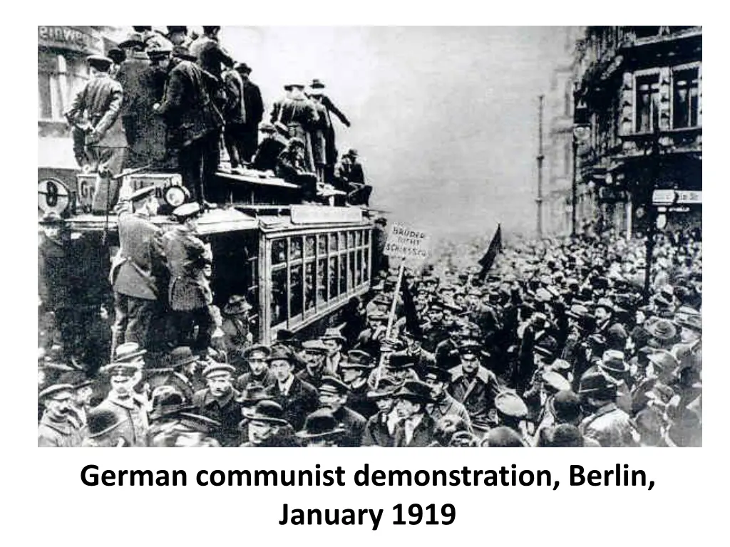 german communist demonstration berlin january 1919