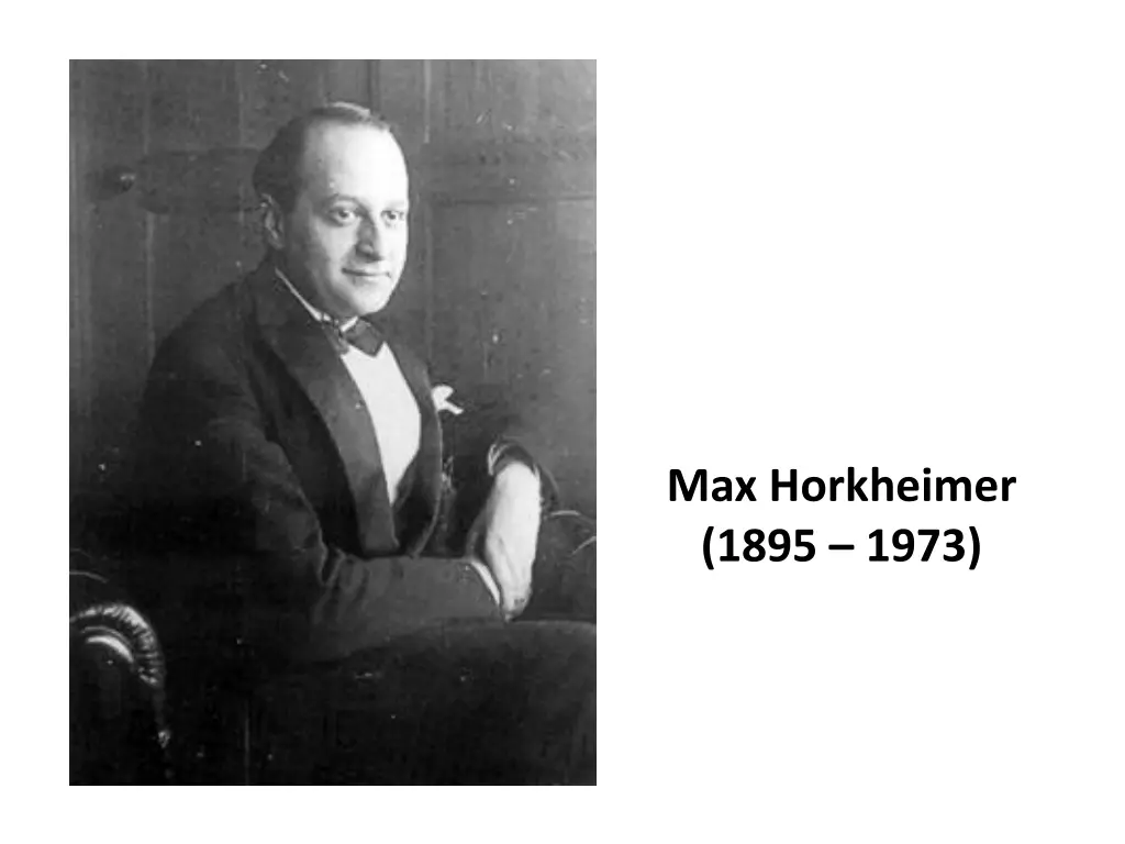 max horkheimer 1895 1973