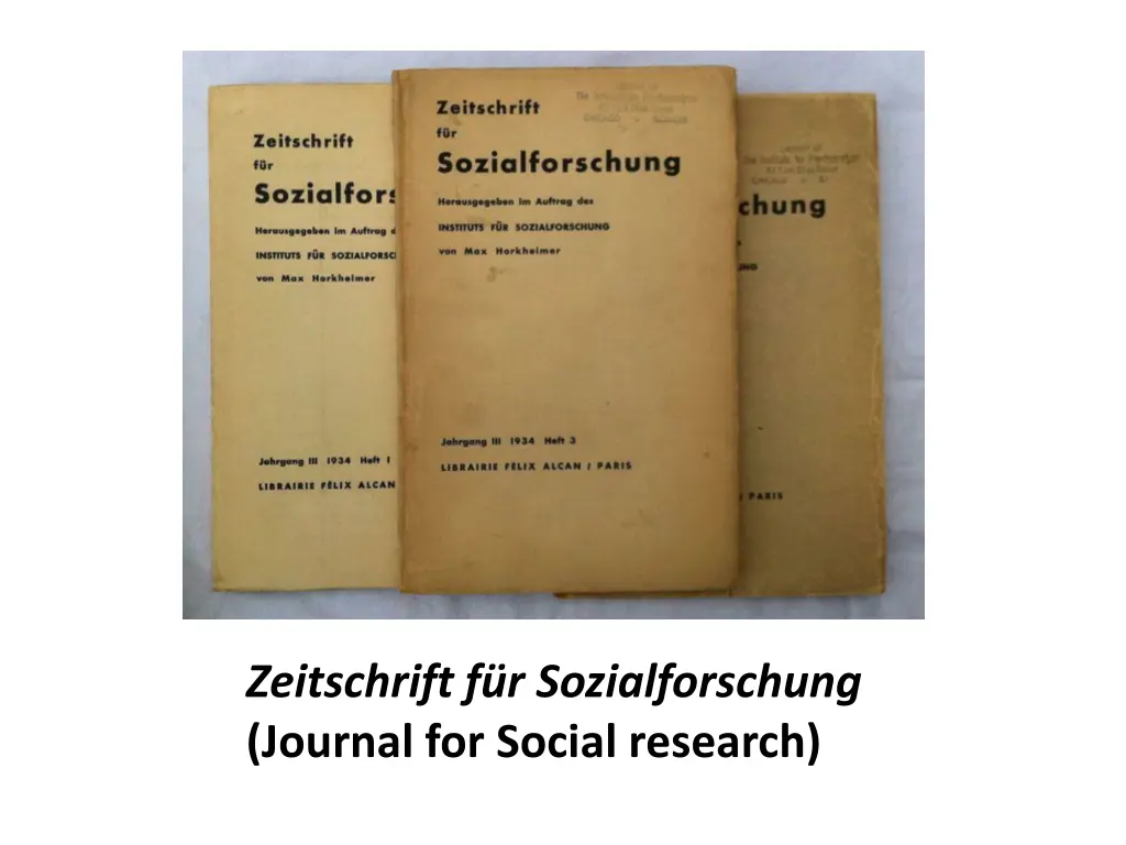 zeitschrift f r sozialforschung journal