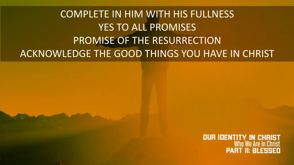 complete in him with his fullness 2