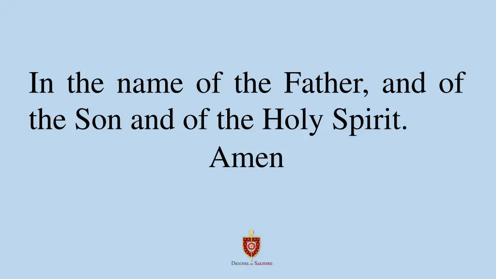 in the name of the father