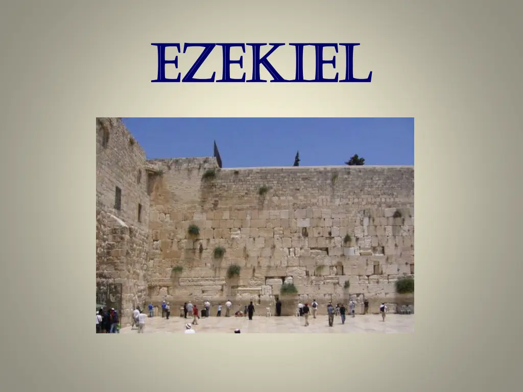 ezekiel ezekiel