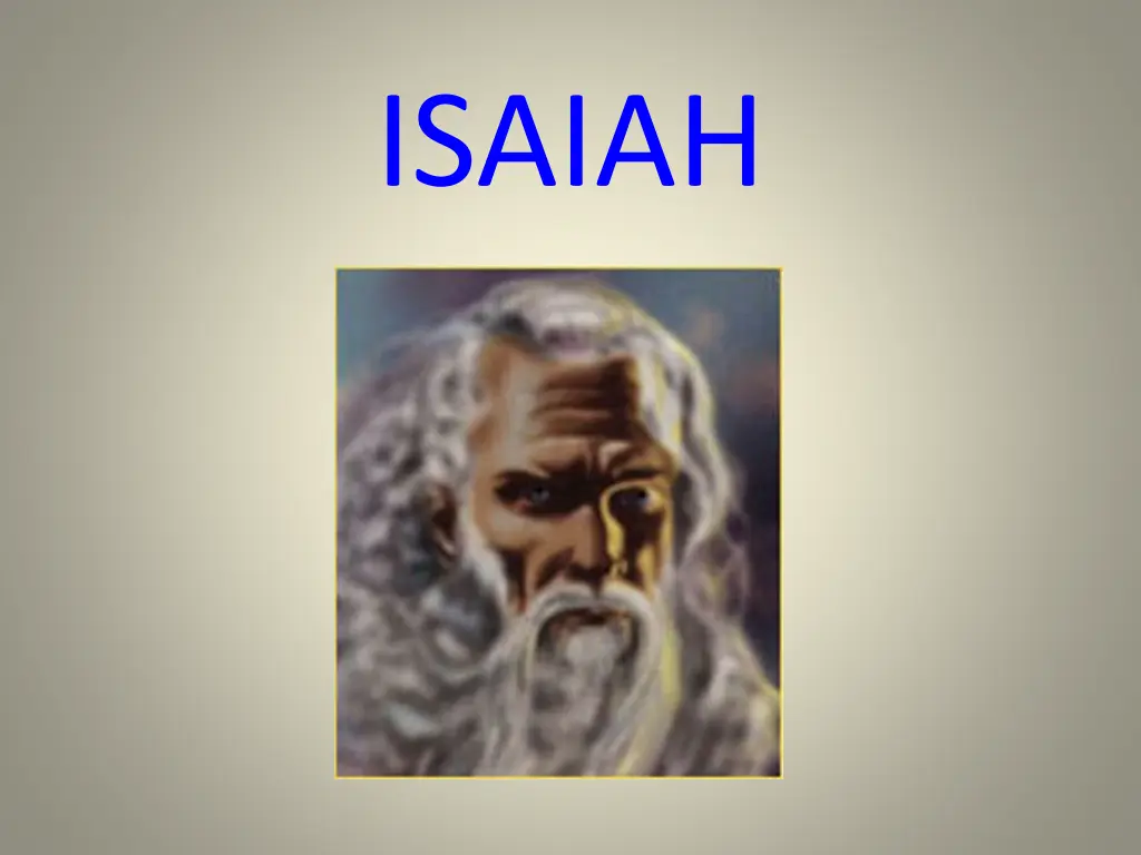 isaiah