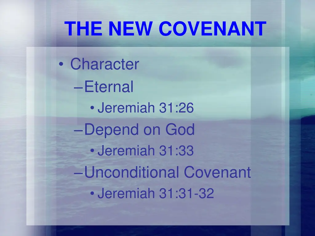 the new covenant 2