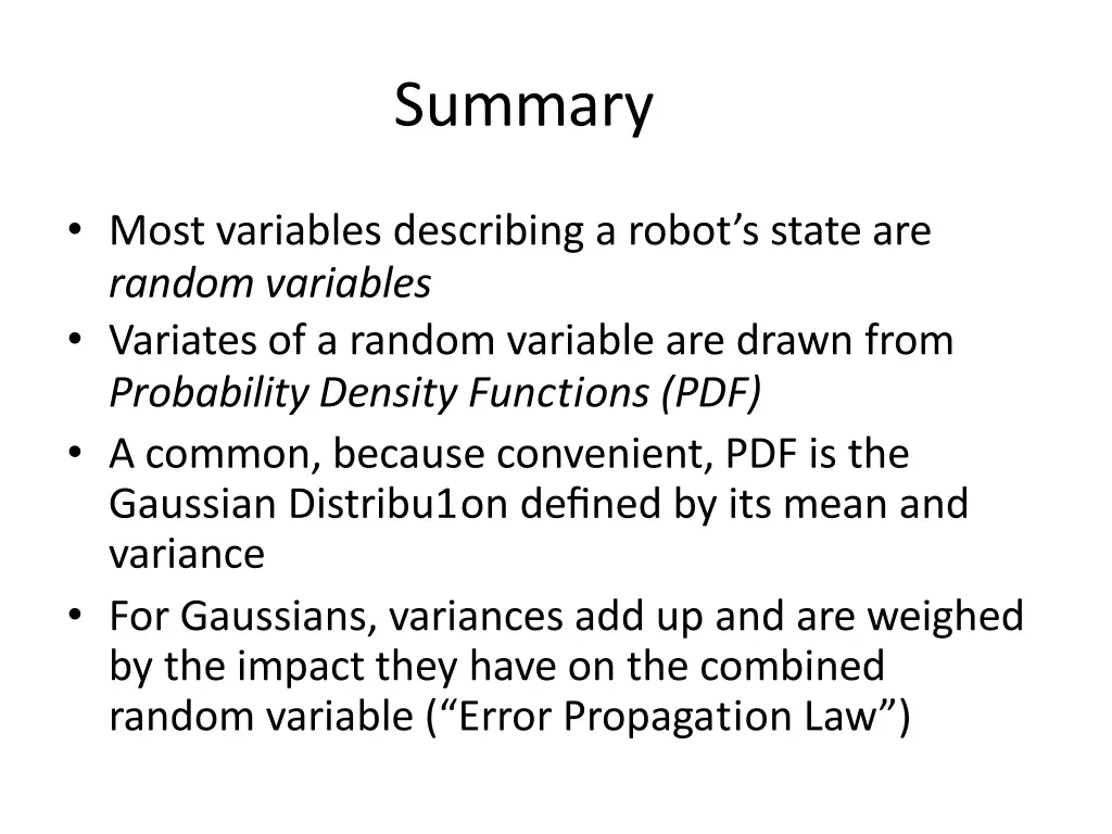 summary