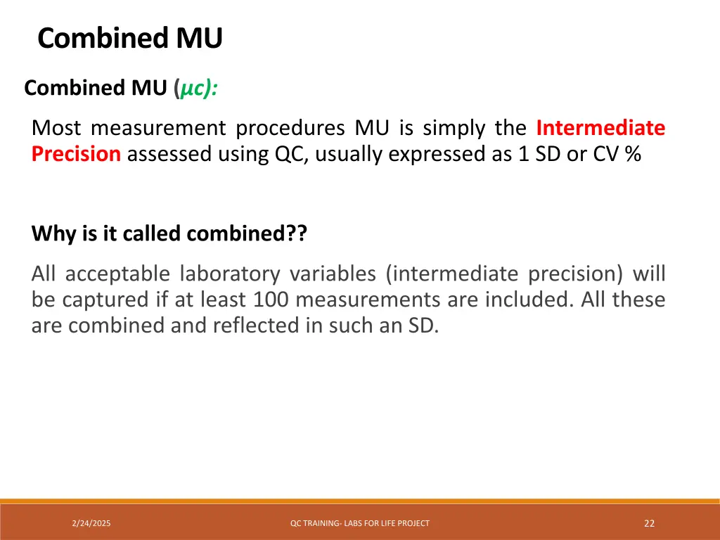 combined mu