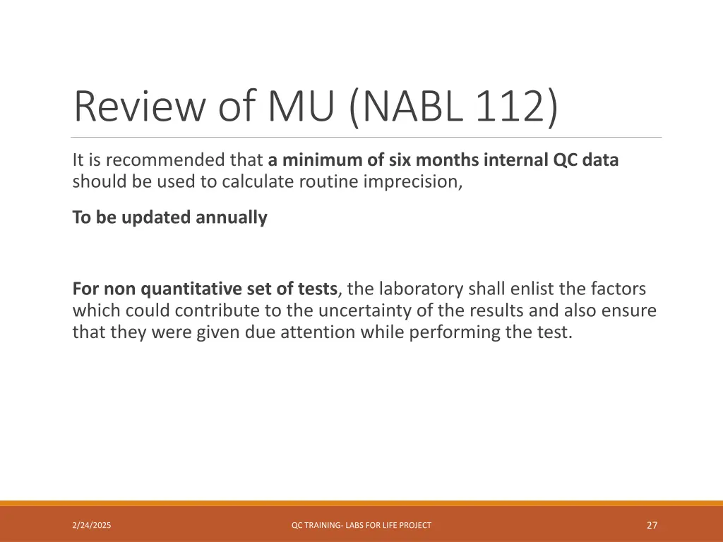 review of mu nabl 112