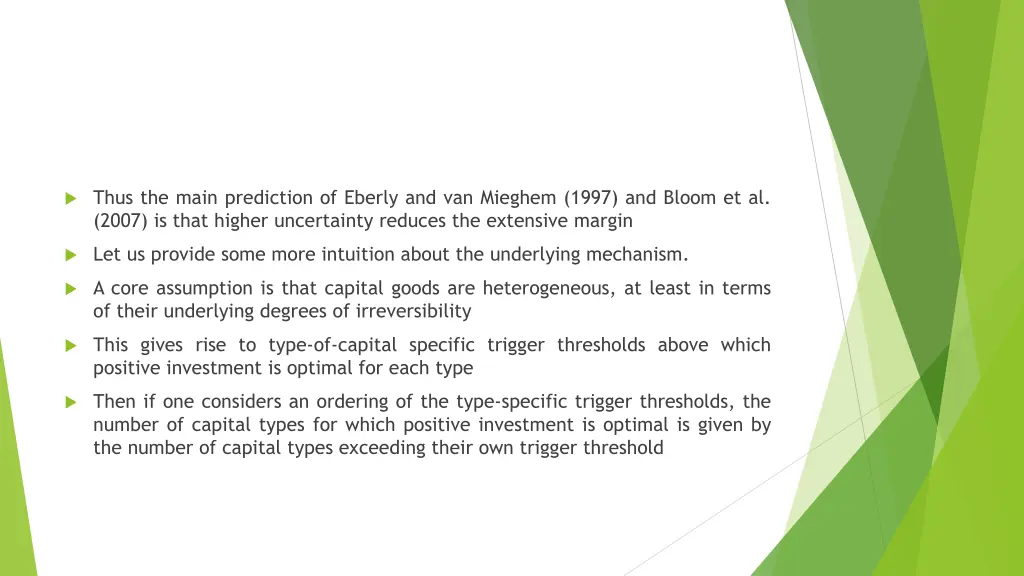 thus the main prediction of eberly