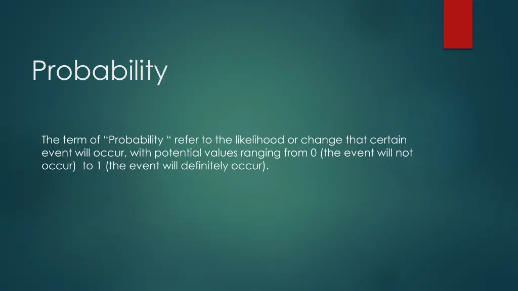 probability