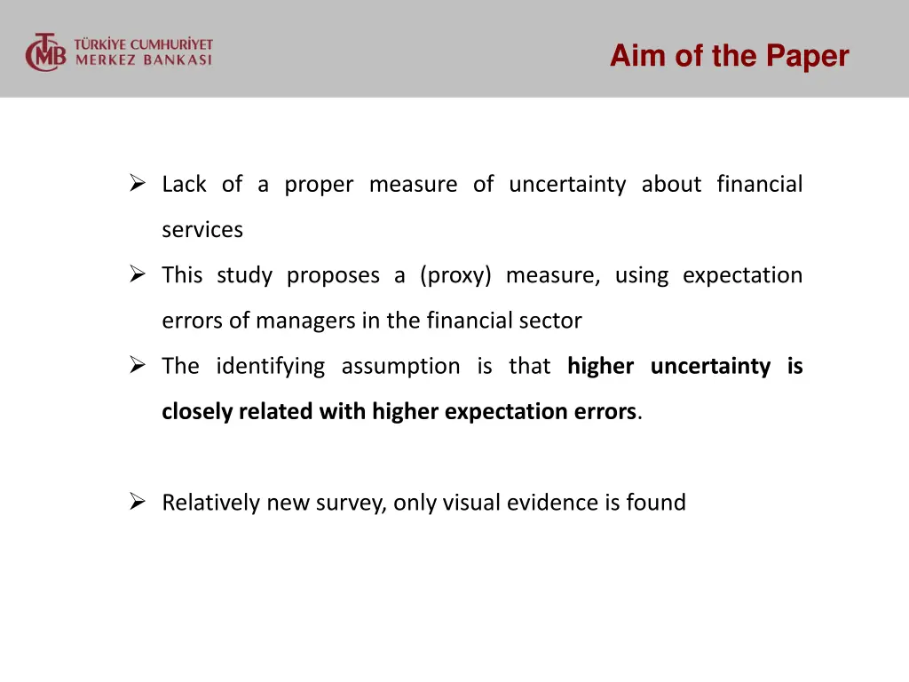 aim of the paper