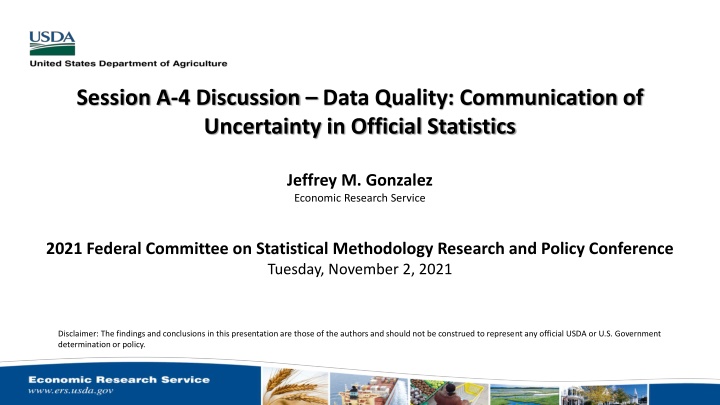 session a 4 discussion data quality communication