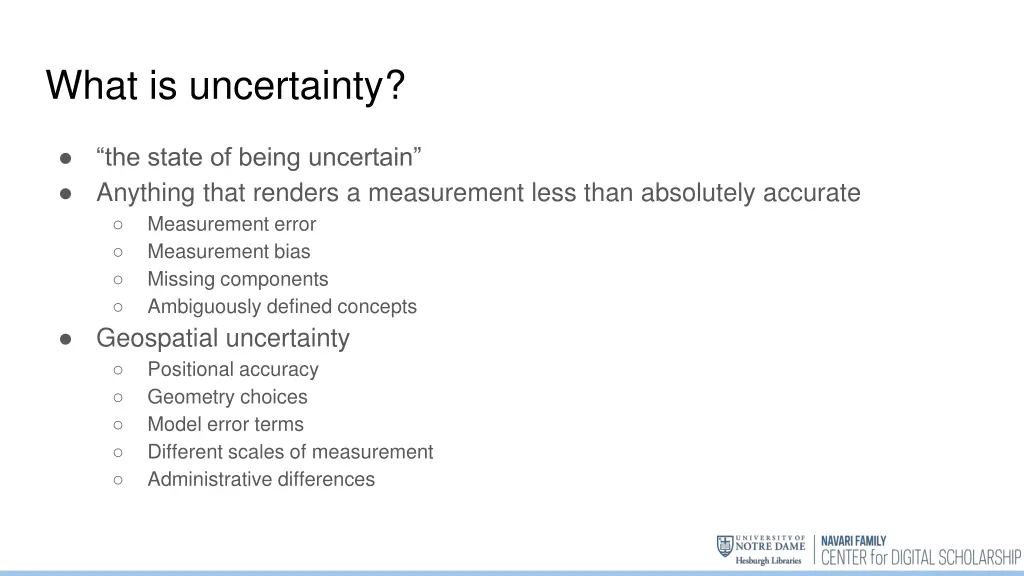 what is uncertainty