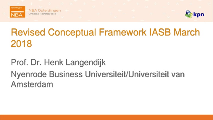 revised conceptual framework iasb march 2018