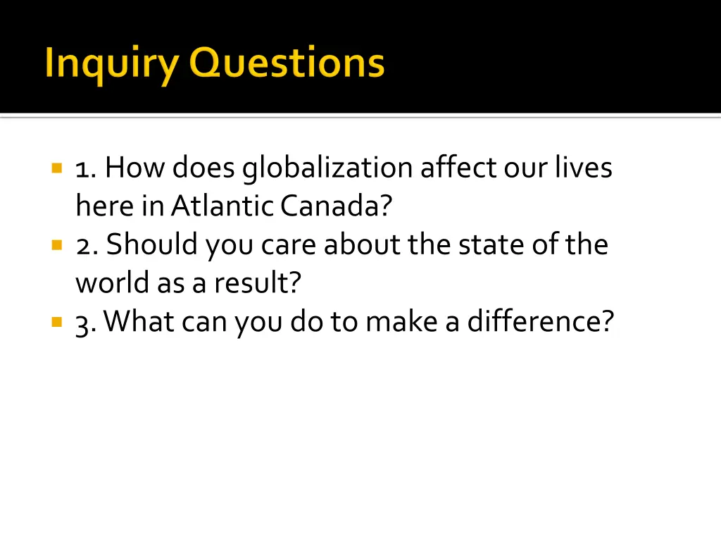1 how does globalization affect our lives here