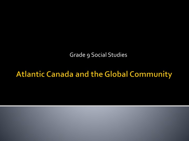 grade 9 social studies