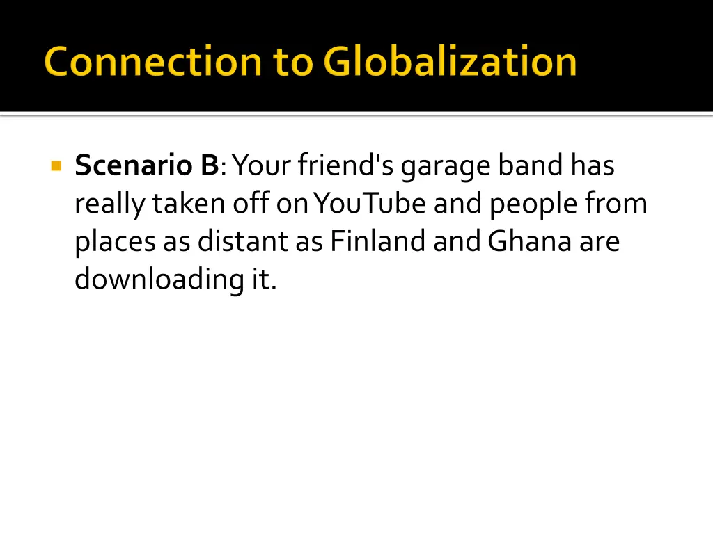 scenario b your friend s garage band has really