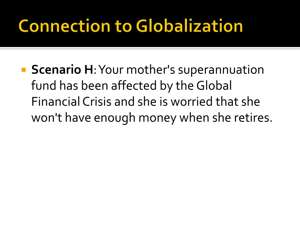scenario h your mother s superannuation fund