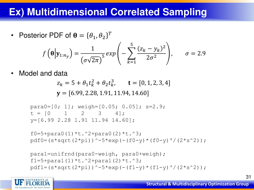 ex multidimensional correlated sampling