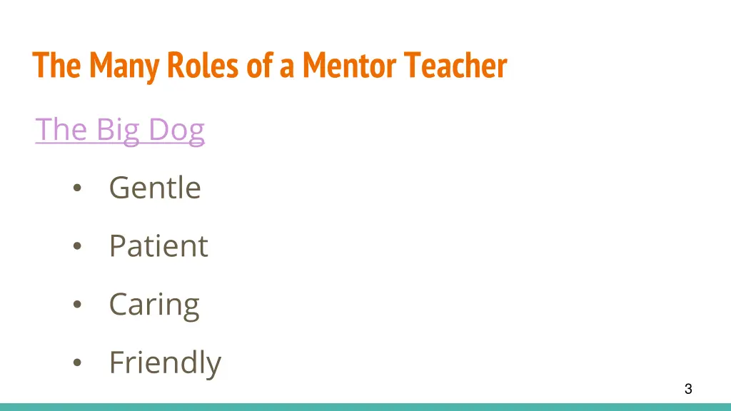 the many roles of a mentor teacher