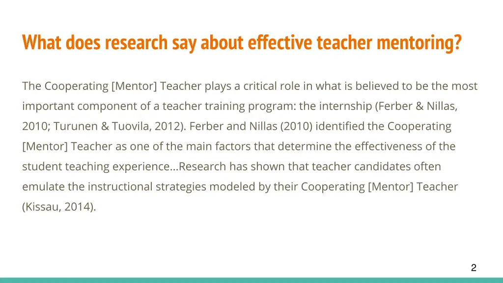 what does research say about effective teacher