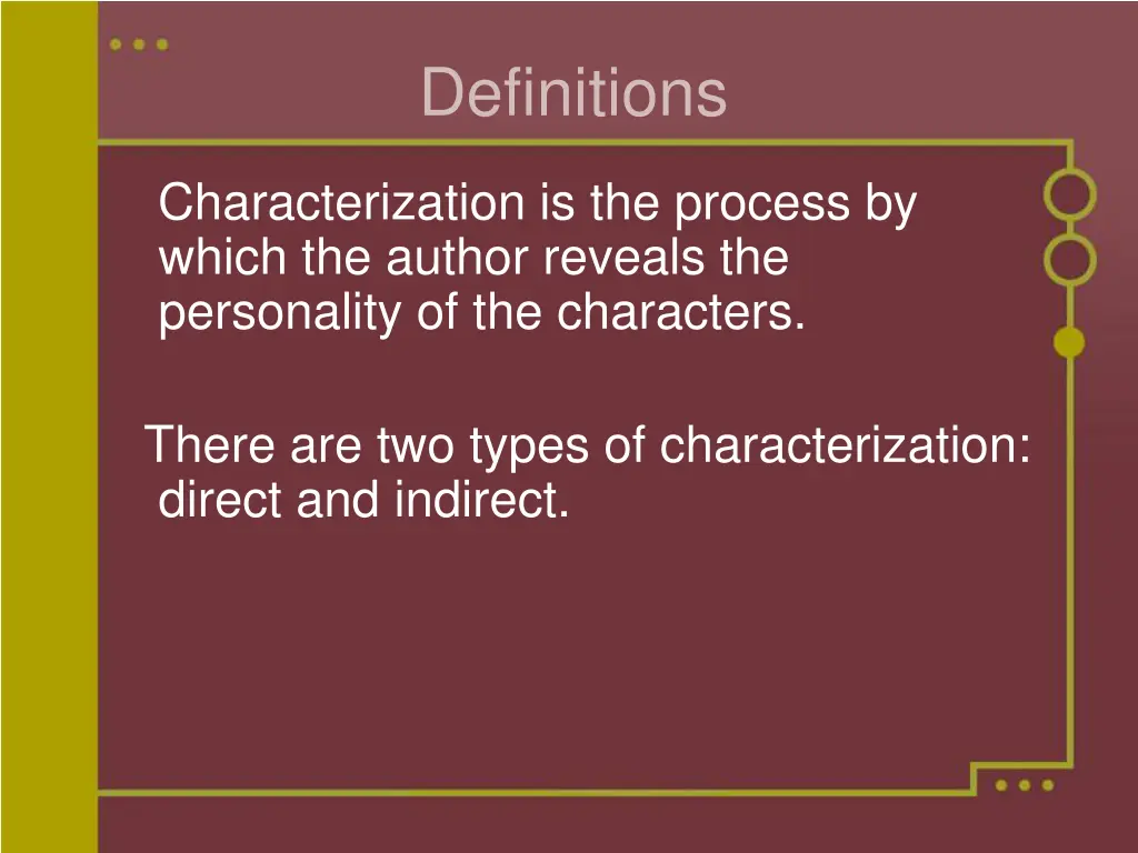 definitions