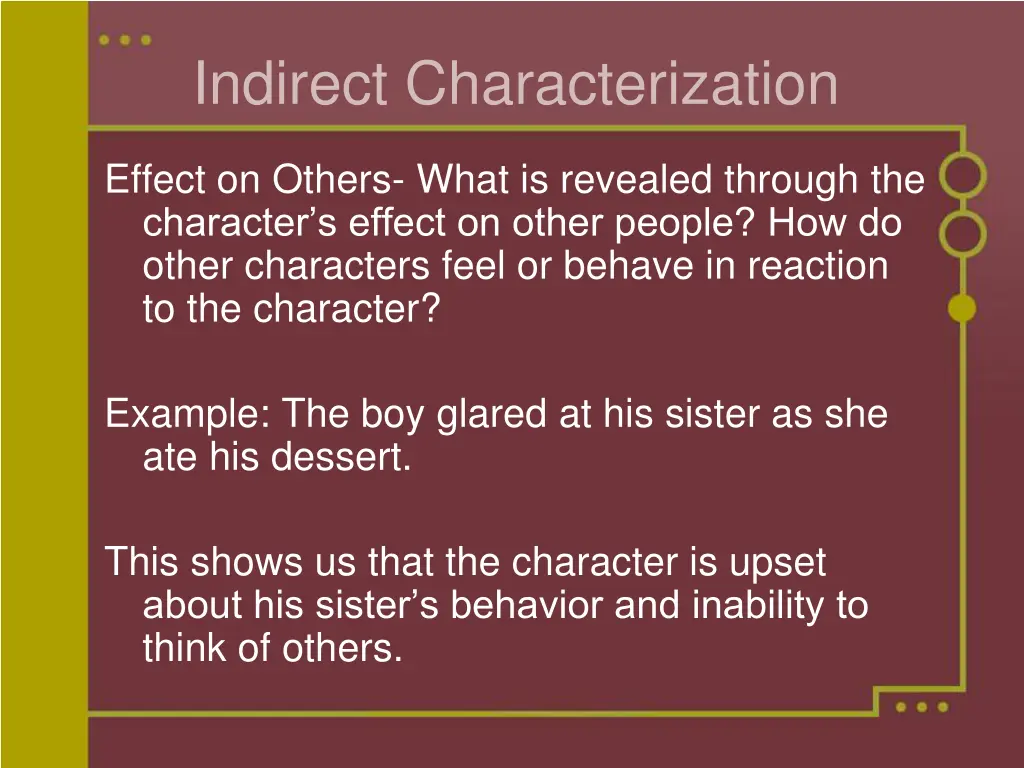 indirect characterization 3