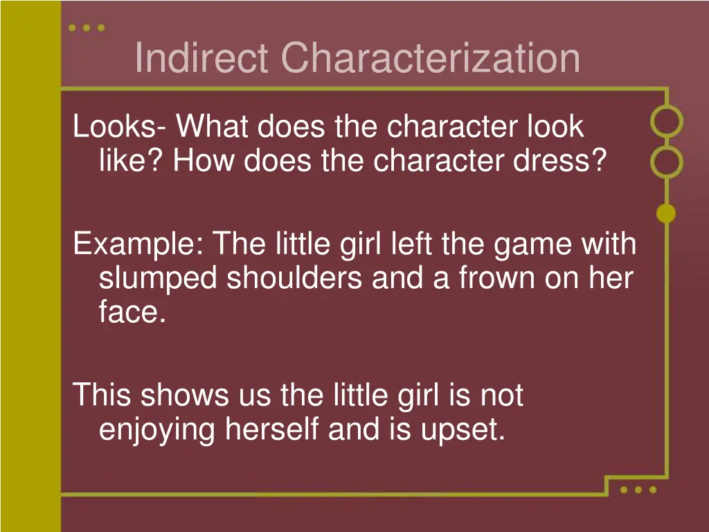 indirect characterization 5