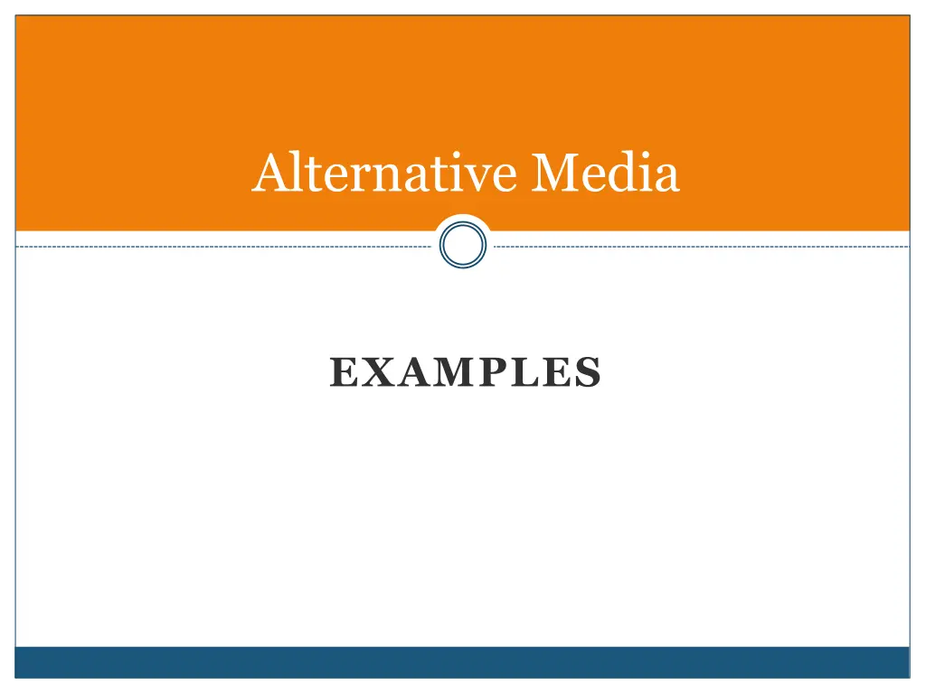 alternative media