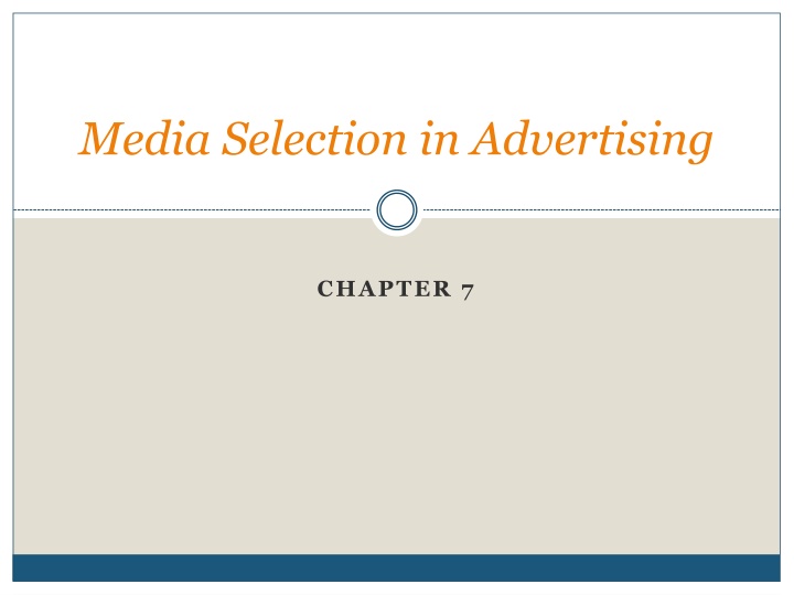 media selection in advertising