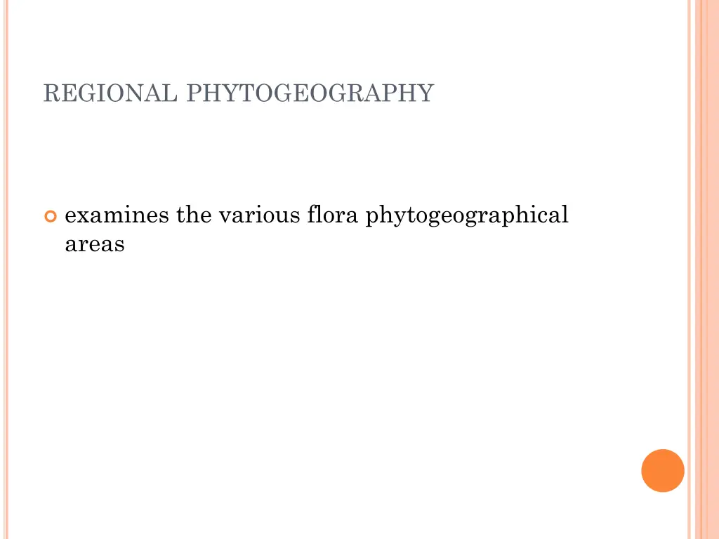 regional phytogeography
