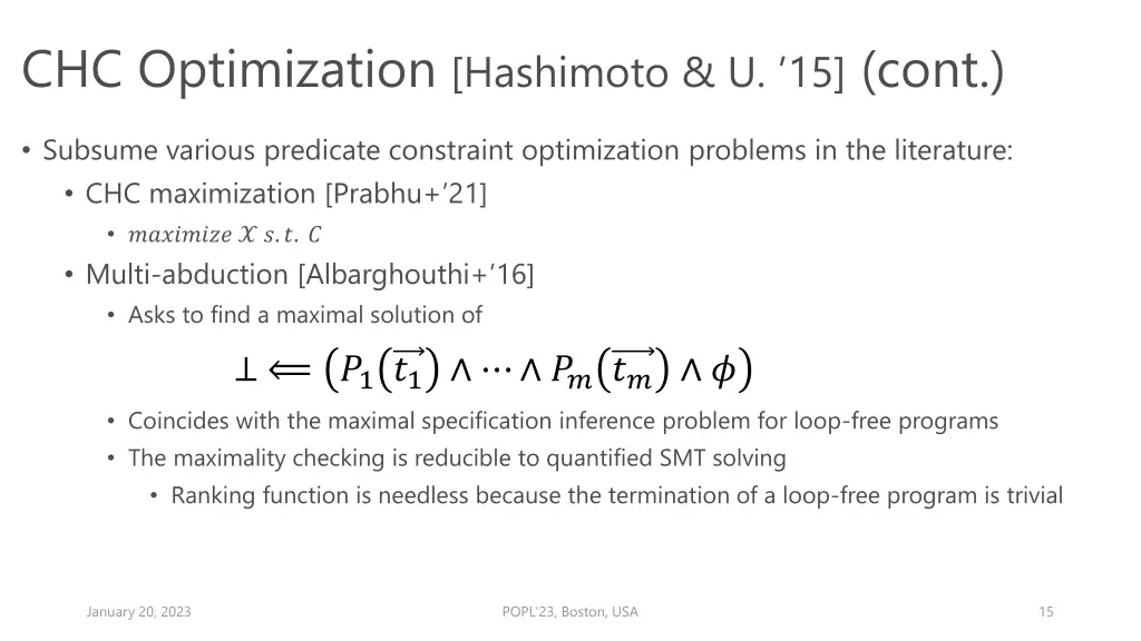 chc optimization hashimoto u 15 cont