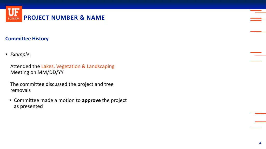 project number name 1