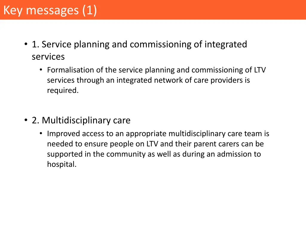key messages 1