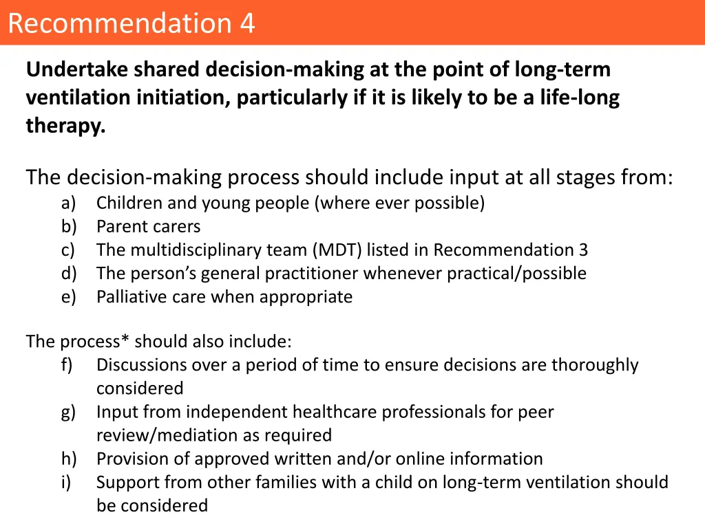 recommendation 4