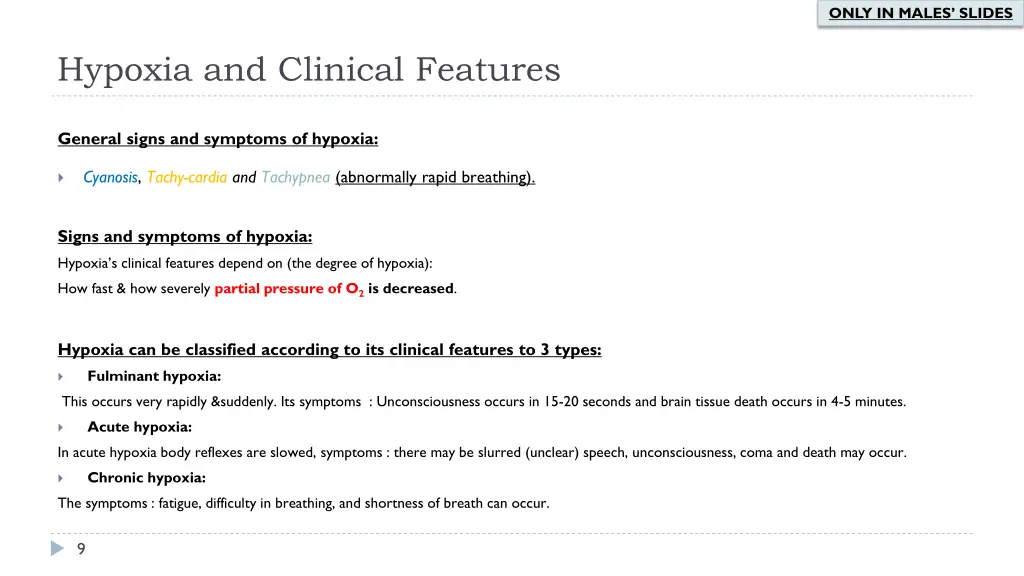 only in males slides 2