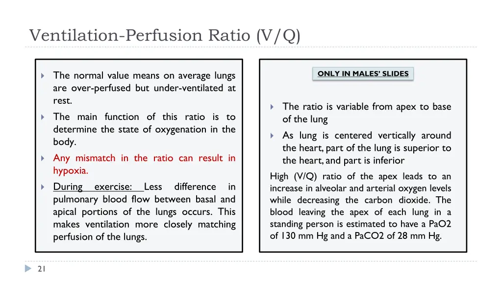ventilation perfusion ratio v q 2