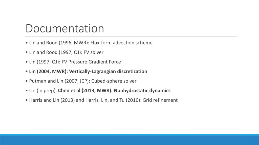 documentation