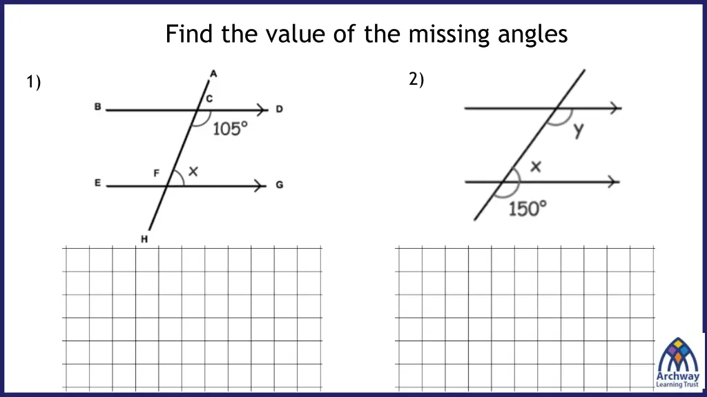 find the value of the missing angles