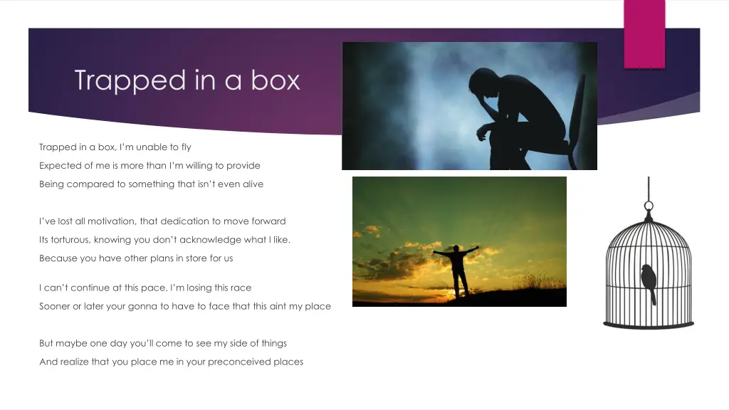 trapped in a box