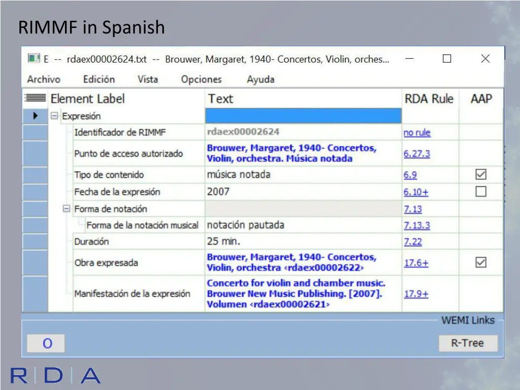 rimmf in spanish