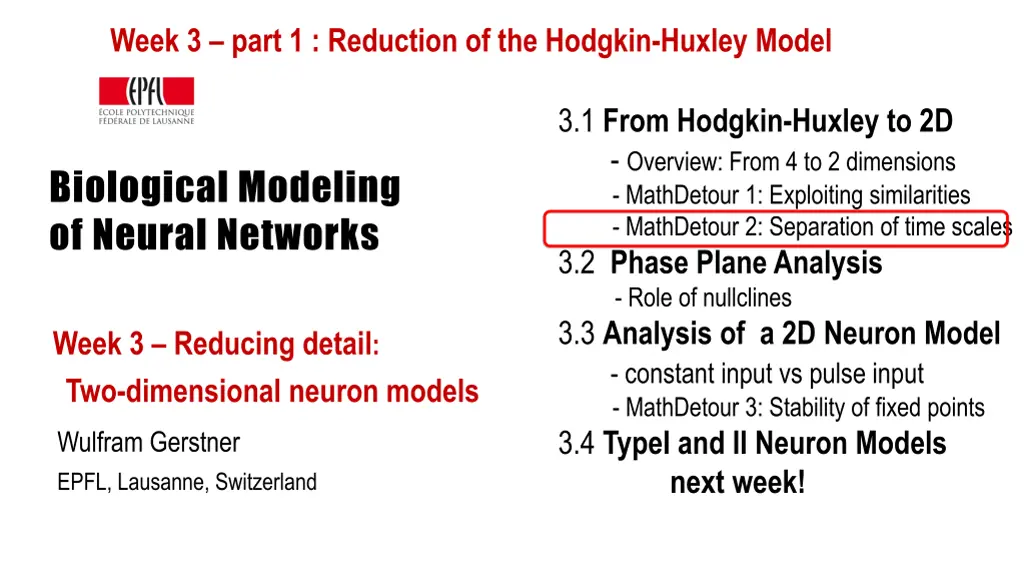 week 3 part 1 reduction of the hodgkin huxley 1